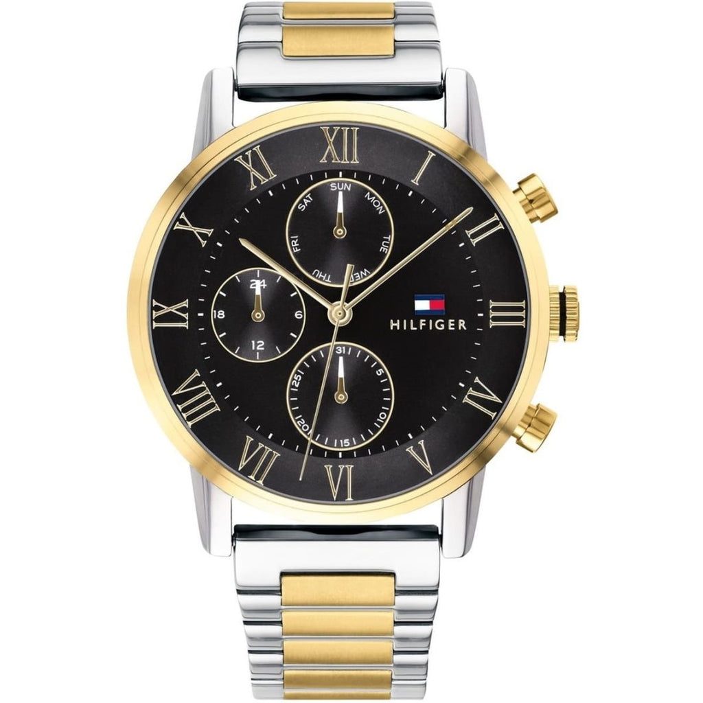 Tommy Hilfiger Men’s Quartz Stainless Steel Black Dial 44mm Watch 1791539