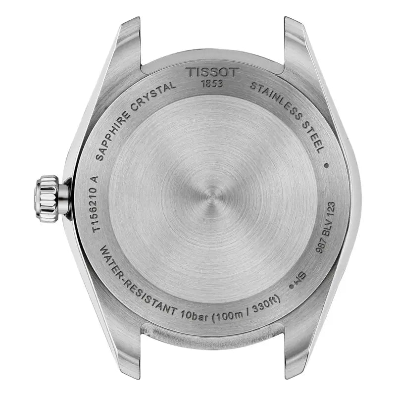 TISSOT Ballade Men's Quartz Swiss Made Silver Stainless Steel Green Dial 40mm Watch T156.410.11.091.00