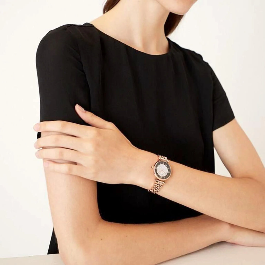 Emporio Armani Women’s Quartz Stainless Steel Brown Dial 32mm Watch AR11402