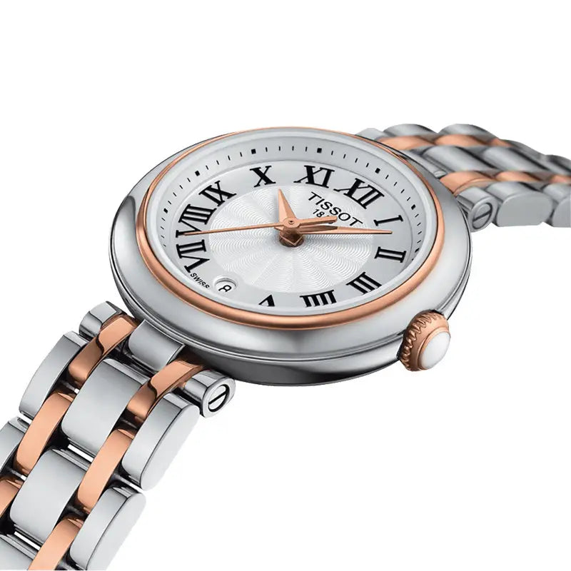 Tissot Women’s Quartz Swiss Made Two-tone Stainless Steel White Dial 26mm Watch T126.010.22.013.01