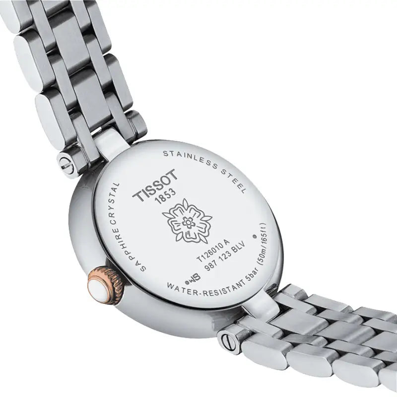 Tissot Women’s Quartz Swiss Made Two-tone Stainless Steel White Dial 26mm Watch T126.010.22.013.01