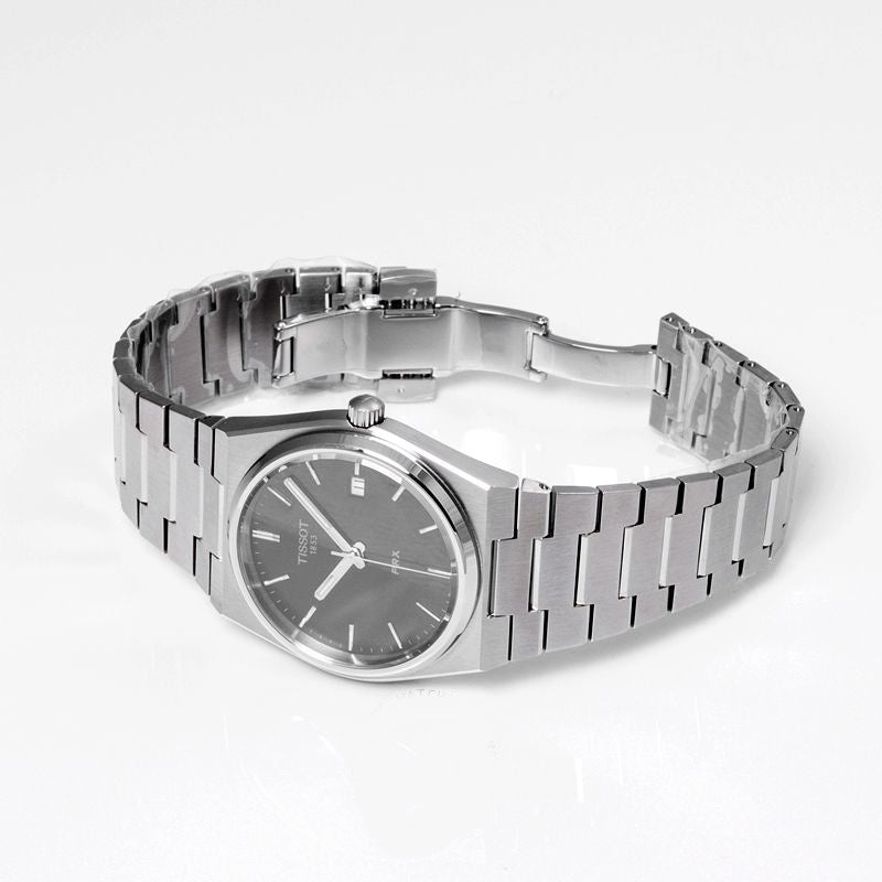 TISSOT PRX Men’s Quartz Swiss Made Stainless Steel Black Dial 40mm Watch T137.410.11.051.00