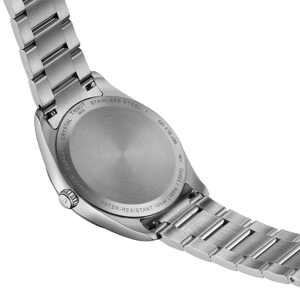 TISSOT Men’s Quartz Swiss Made Silver Stainless Steel Blue Dial 40mm Watch T150.410.11.041.00