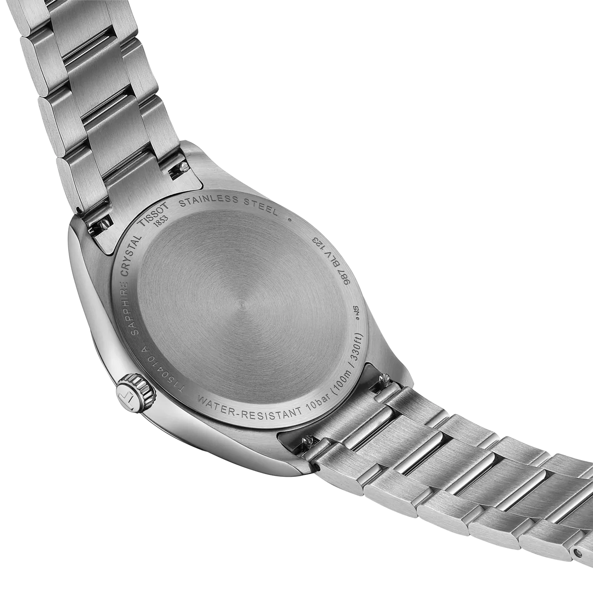 TISSOT Men’s Quartz Swiss Made Silver Stainless Steel Blue Dial 40mm Watch T150.410.11.041.00