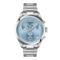 TISSOT Men’s Quartz Swiss Made Silver Stainless Steel Ice Blue Dial 40mm Watch T150.417.11.351.00