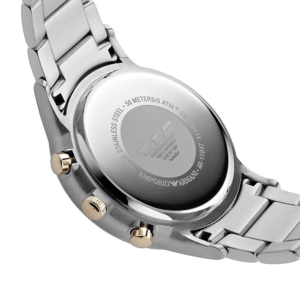 Emporio Armani Men’s Quartz Chronograph Stainless Steel 43mm Watch AR11047