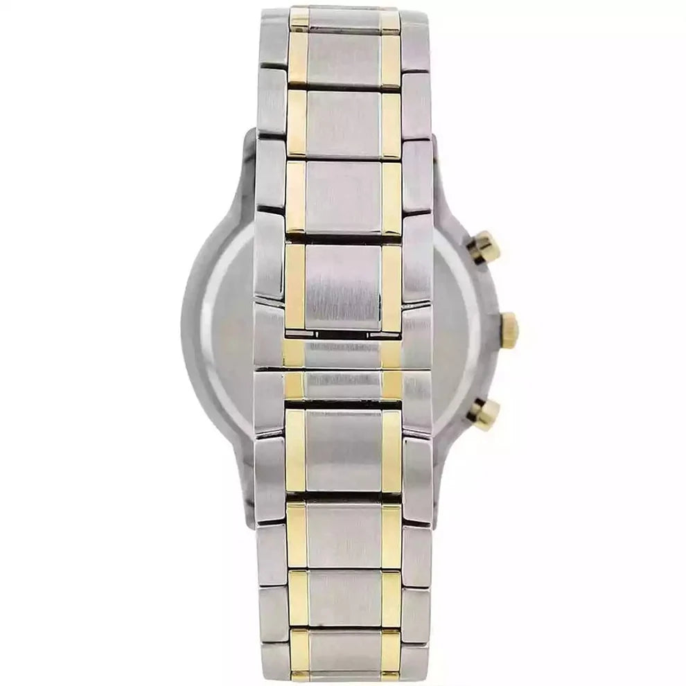 Emporio Armani Men’s Chronograph Quartz Stainless Steel Grey Dial 43mm Watch AR11076