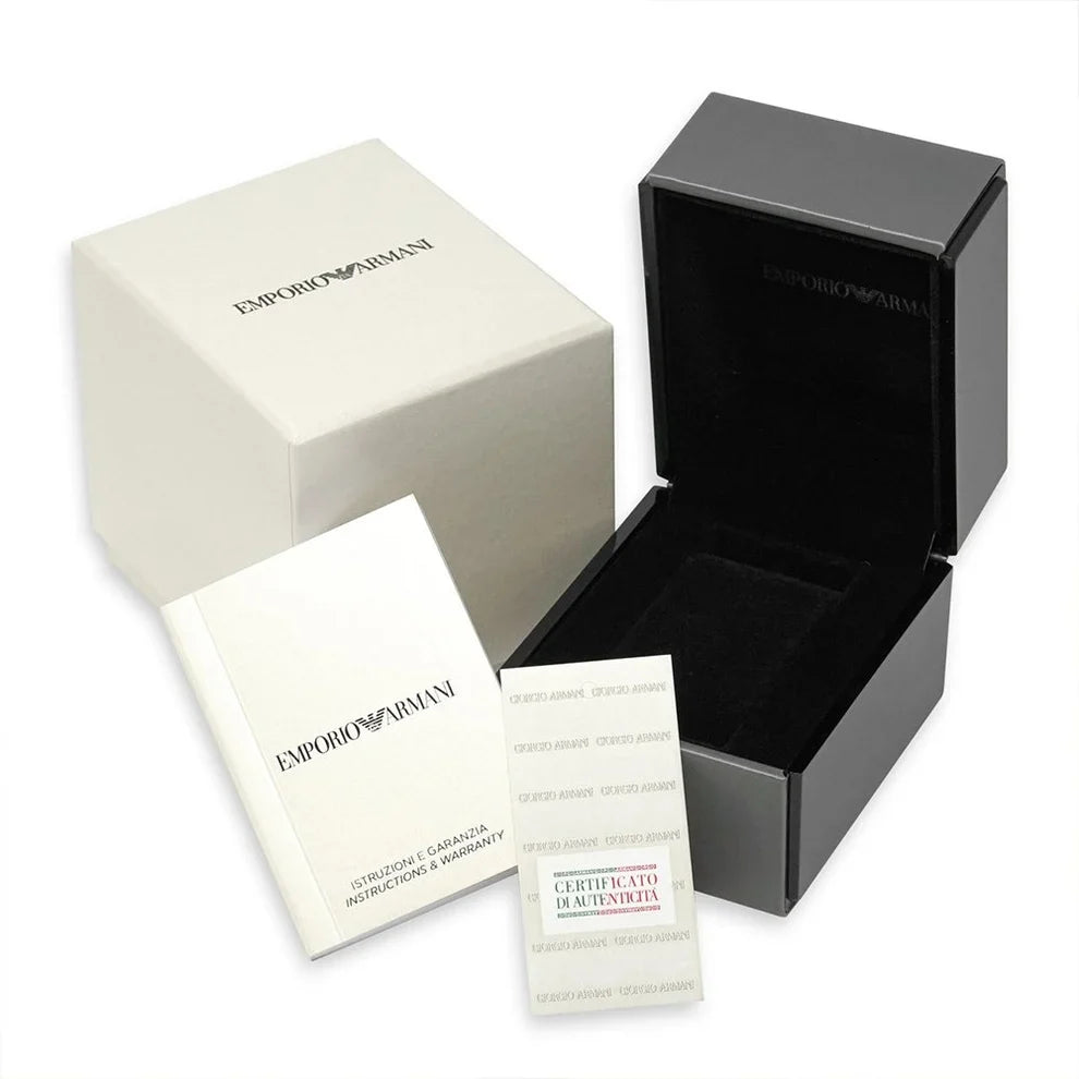 Emporio Armani Women’s Quartz Two-Tone Stainless Steel Mother Of Pearl Dial 32mm Watch AR11559