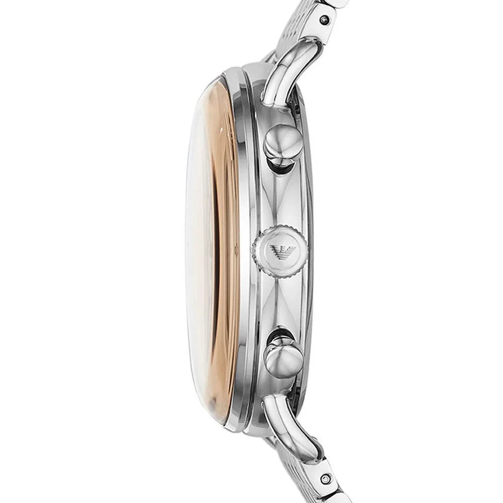 Emporio Armani Men’s Quartz Analog Display Stainless Steel Strap 43mm Watch AR11239