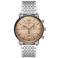 Emporio Armani Men’s Quartz Analog Display Stainless Steel Strap 43mm Watch AR11239