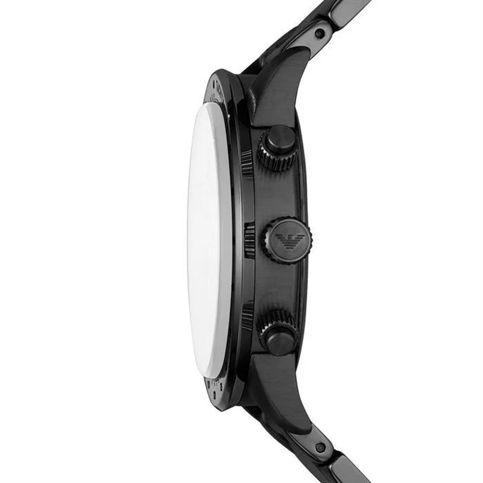 Emporio Armani Men’s Quartz Stainless Steel Black Dial 43mm Watch AR11242