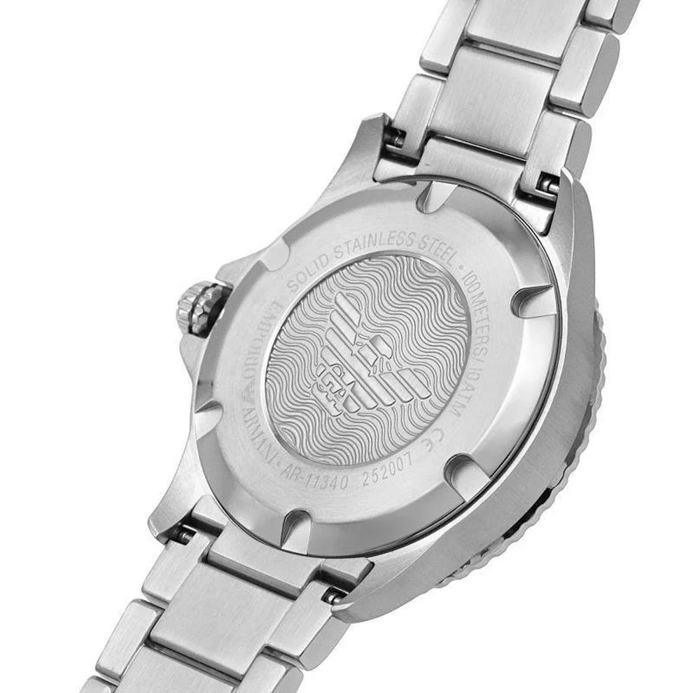 Emporio Armani Men’s Quartz Stainless Steel Brown Dial 42mm Watch AR11340