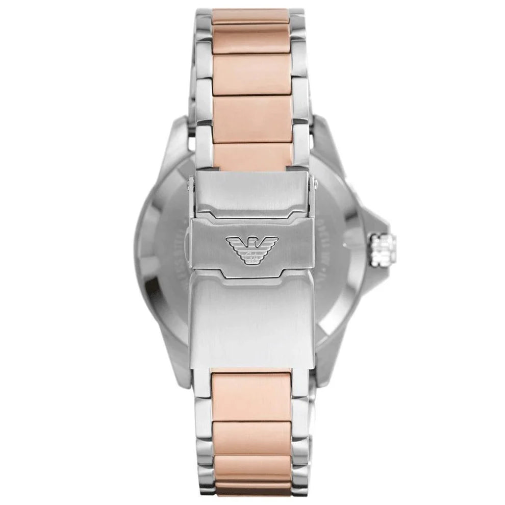 Emporio Armani Men’s Quartz Stainless Steel Brown Dial 42mm Watch AR11340