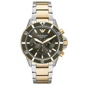 Emporio Armani Men’s Quartz Stainless Steel Green Dial 43mm Watch AR11361