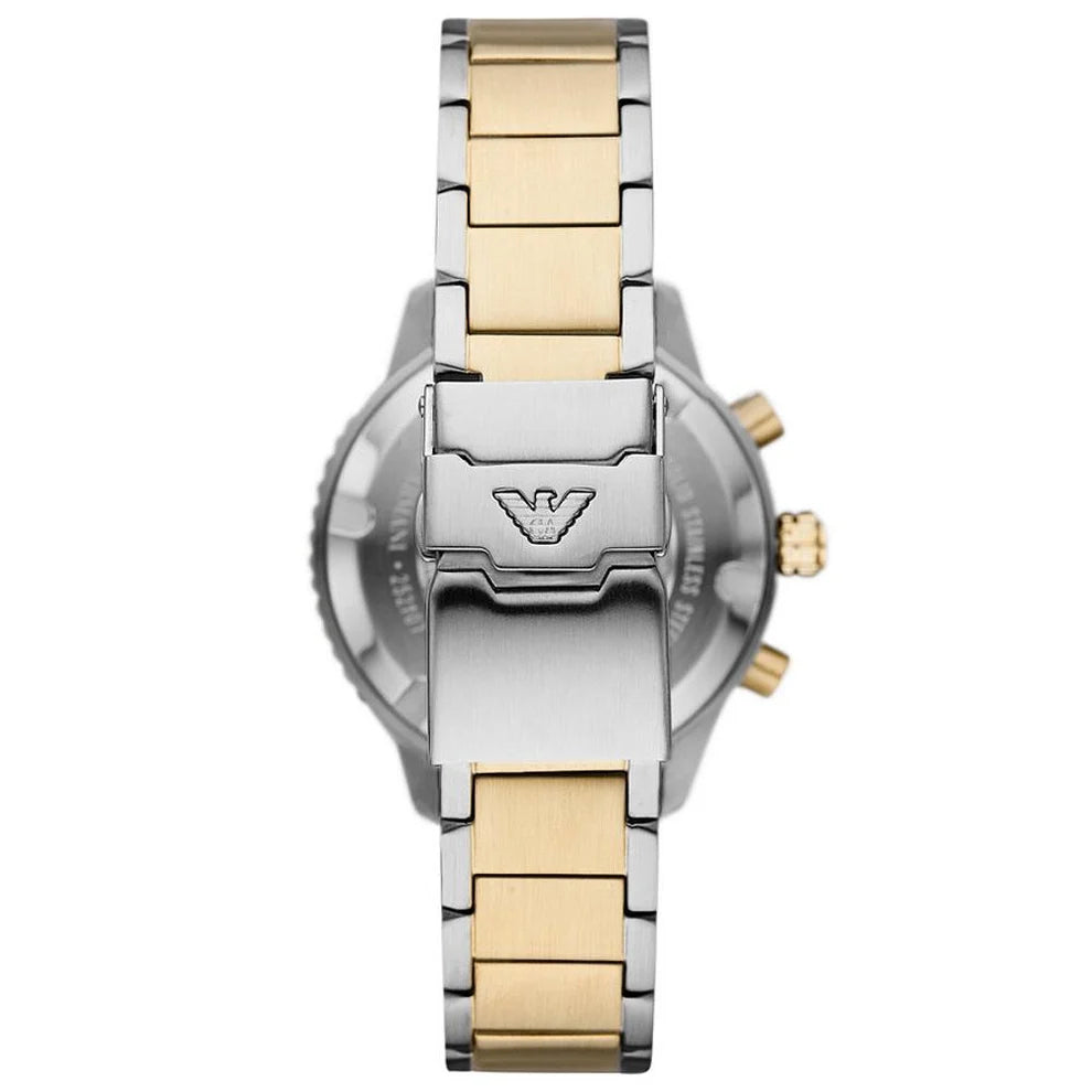 Emporio Armani Men’s Quartz Stainless Steel Green Dial 43mm Watch AR11361