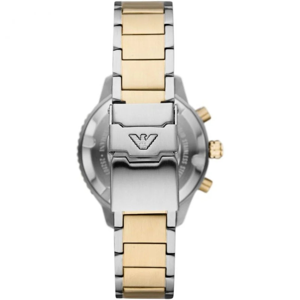 Emporio Armani Men’s Quartz Stainless Steel Blue Dial 43mm Watch AR11362
