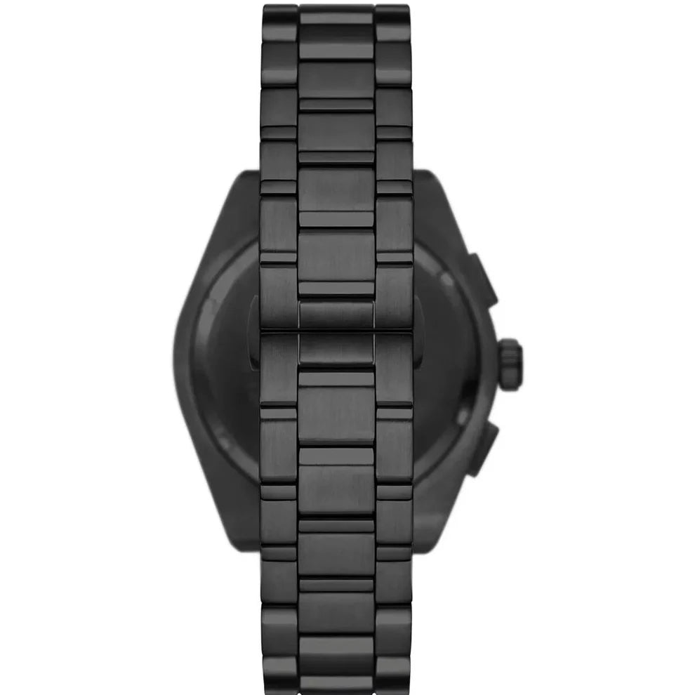 Emporio Armani Men’s Quartz Black Stainless Steel Blue Dial 43mm Watch AR11561