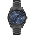 Emporio Armani Men’s Quartz Black Stainless Steel Blue Dial 43mm Watch AR11561