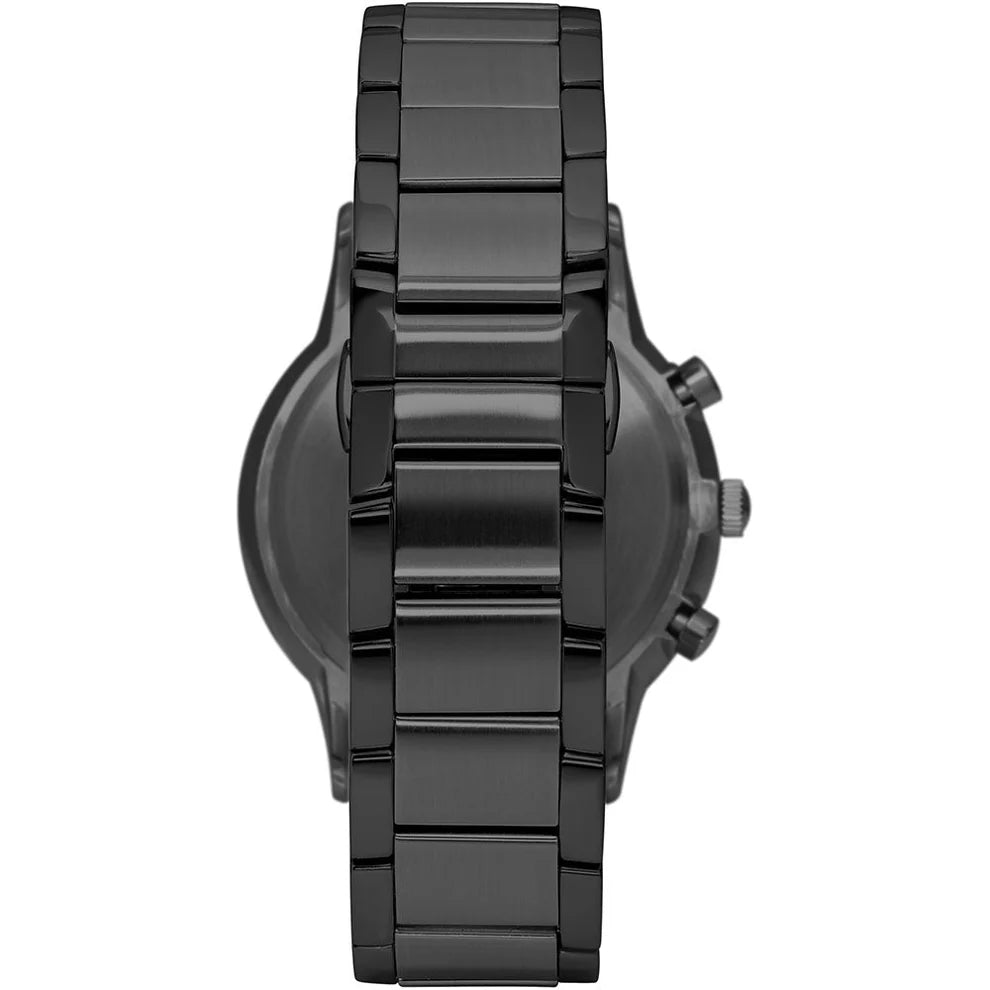 Emporio Armani Men’s Chronograph Stainless Steel Black Dial 43mm Watch AR2485
