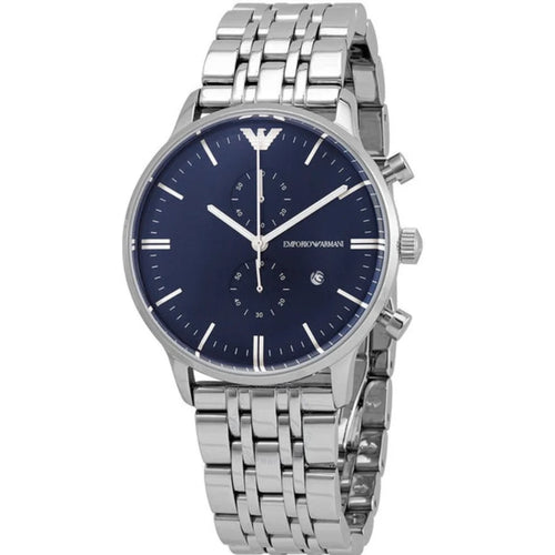 Emporio Armani Men’s Chronograph Stainless Steel 43mm Watch AR80013