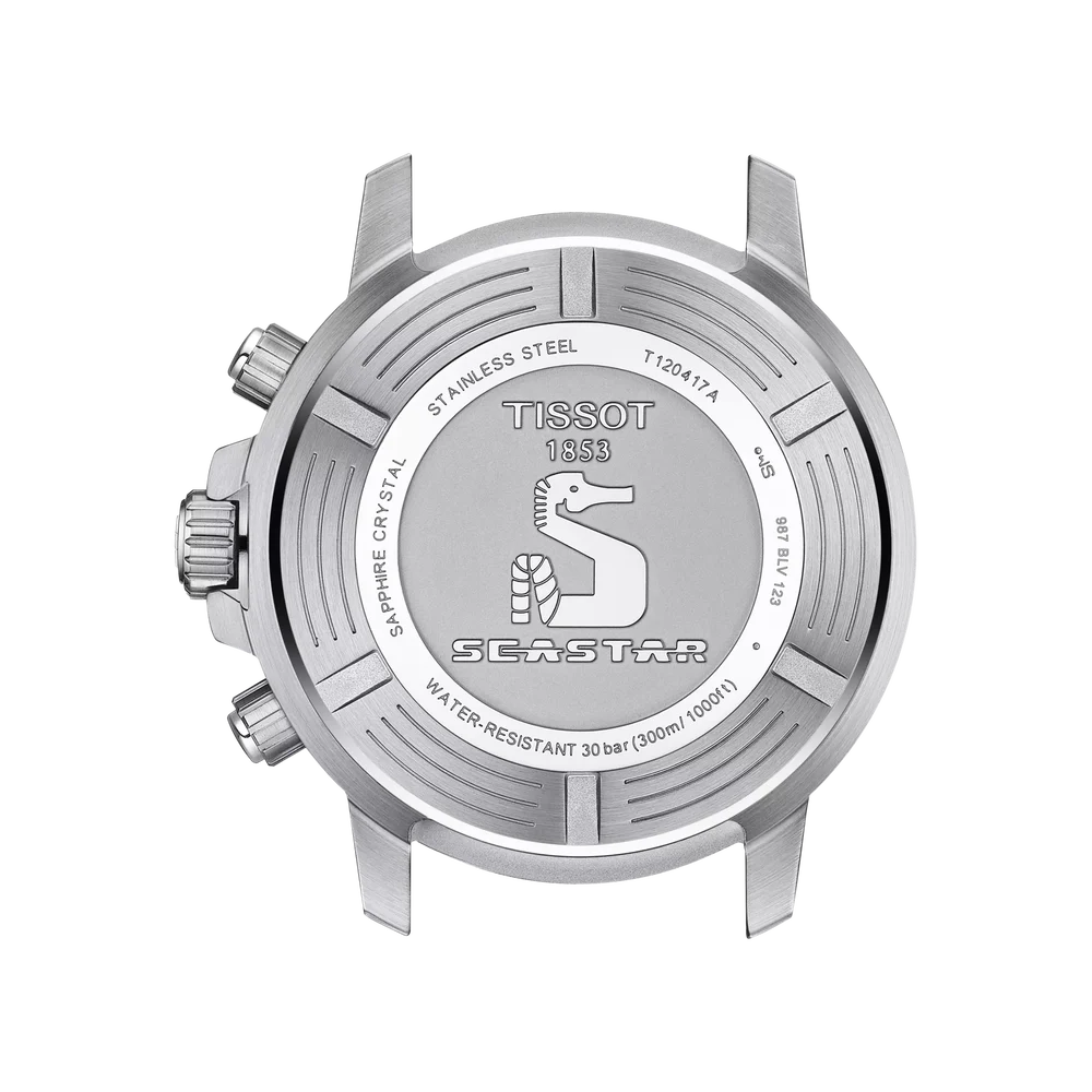 TISSOT Seastar 1000 Men’s Quartz Swiss Made Stainless Steel Black Dial 45mm Watch T120.417.11.051.01