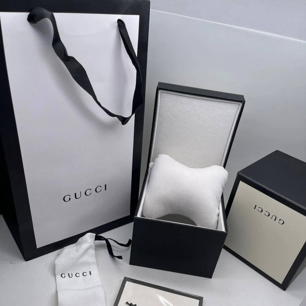 Gucci Women’s Quartz Two Tone Stainless Steel Mother Of Pearl Dial 27mm Watch YA126537