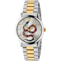 Gucci Unisex Swiss Made Quartz Stainless Steel Silver Dial 38mm Watch YA1264075