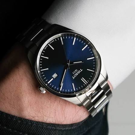 TISSOT Men’s Quartz Swiss Made Silver Stainless Steel Blue Dial 40mm Watch T150.410.11.041.00