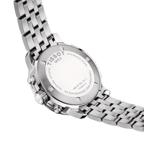 TISSOT PRC 200 Men’s Quartz Swiss Made Silver Stainless Steel Silver Dial 42mm Watch T114.417.11.037.00