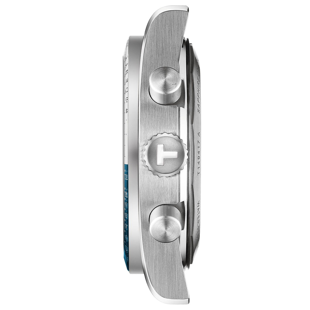 TISSOT PRS516 Men’s Quartz Swiss Made Silver Stainless Steel Blue Dial 40mm Watch T149.417.11.041.00