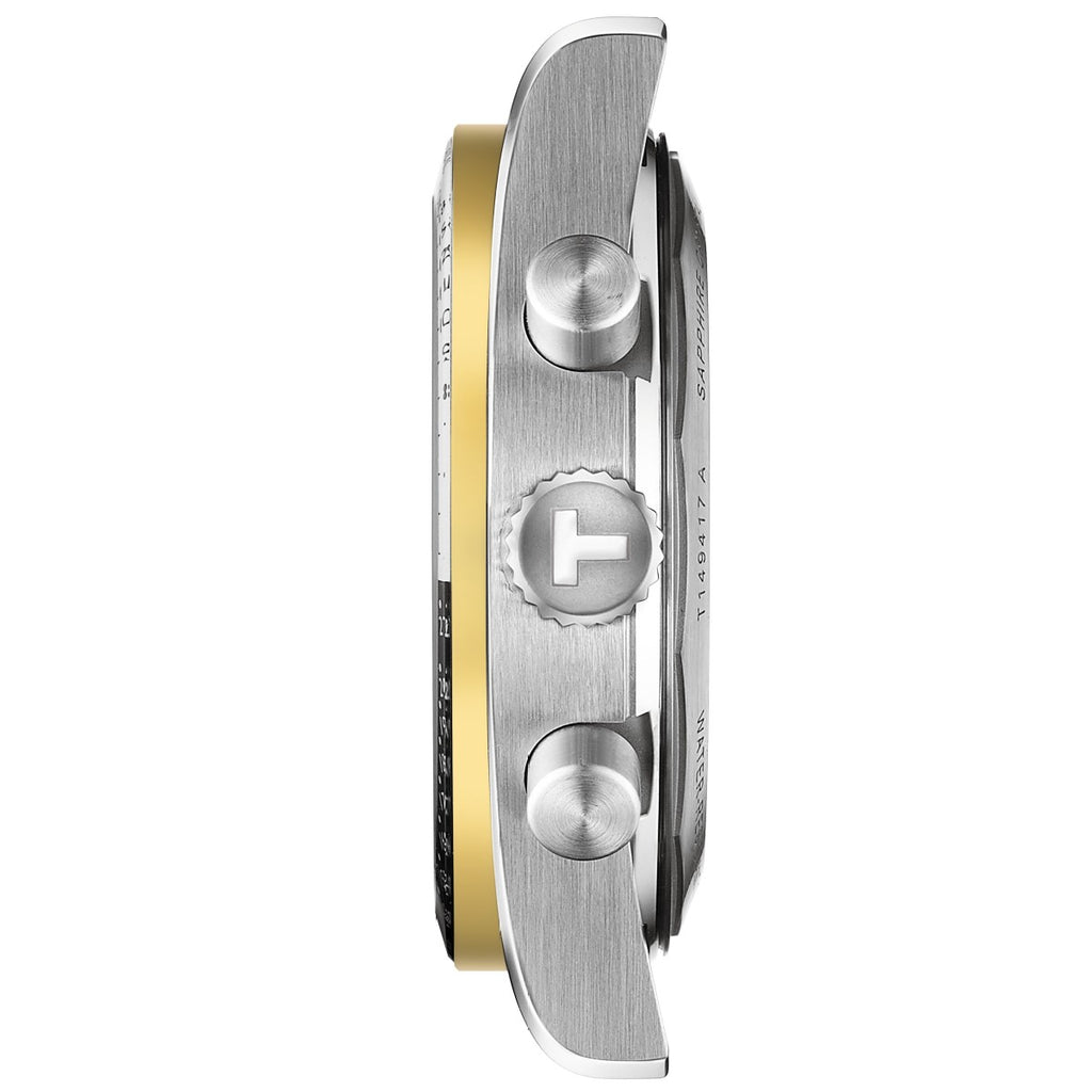 TISSOT Men’s Quartz Swiss Made Two-tone Stainless Steel Black Dial 40mm Watch T149.417.22.051.00