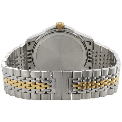 Gucci Unisex Swiss Made Quartz Stainless Steel Silver Dial 38mm Watch YA126409