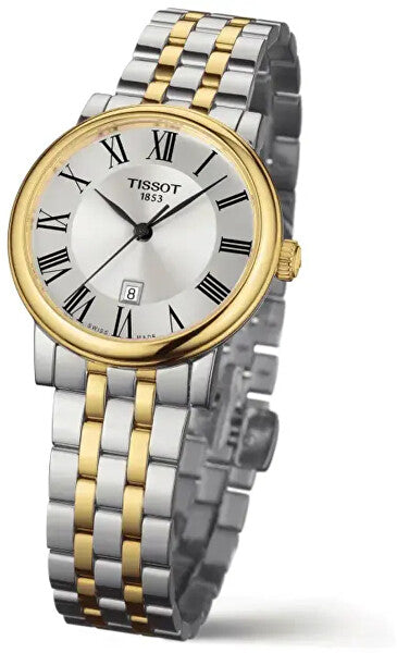 Tissot Women’s Quartz Swiss Made Two-tone Stainless Steel Silver Dial 30mm Watch T122.210.22.033.00