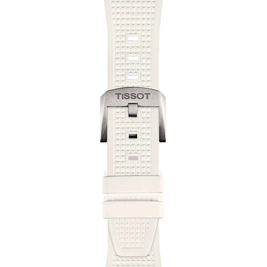 TISSOT PRX Men’s Quartz Swiss Made White Silicone Strap White Dial 40mm Watch T137.410.17.011.00