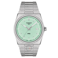 TISSOT PRX Men’s Swiss Made Quartz Stainless Steel Light Green Dial 40mm Watch T137.410.11.091.01