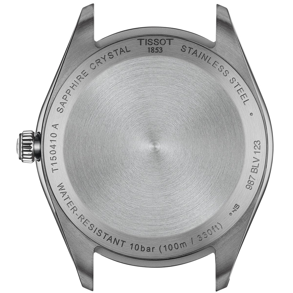 TISSOT Men’s Quartz Swiss Made Silver Stainless Steel Green Dial 40mm Watch T150.410.11.091.00