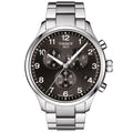 TISSOT Men’s Quartz Swiss-Made Silver Stainless Steel Black Dial 45mm Watch T116.617.11.057.01