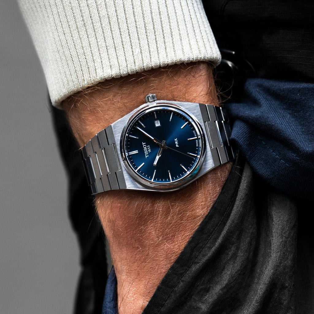 TISSOT PRX Men’s Quartz Swiss Made Stainless Steel Blue Dial 40mm Watch T137.410.11.041.00