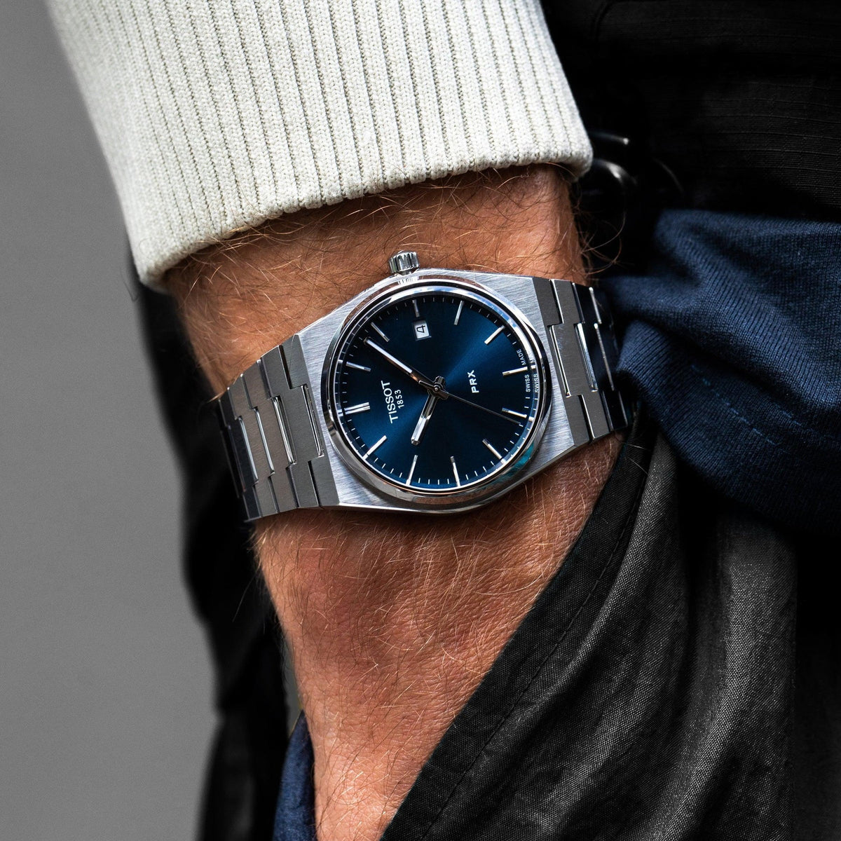 TISSOT PRX Men’s Quartz Swiss Made Stainless Steel Blue Dial 40mm Watch T137.410.11.041.00
