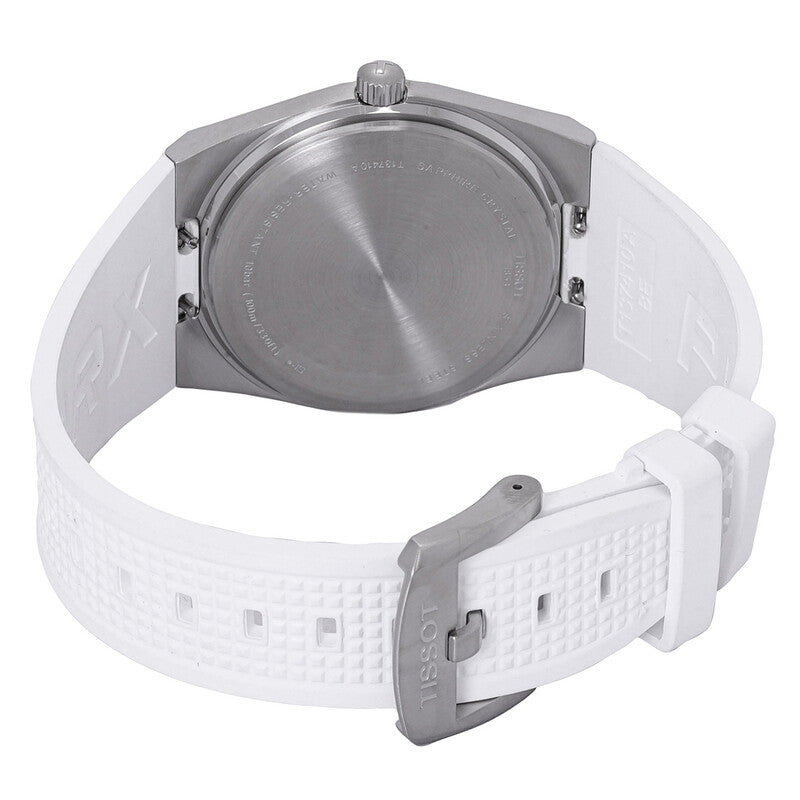 TISSOT PRX Men’s Quartz Swiss Made White Silicone Strap White Dial 40mm Watch T137.410.17.011.00