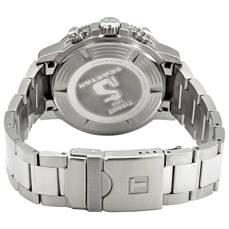 TISSOT Seastar 1000 Chronograph Men’s Quartz Swiss Made Stainless Steel Black Dial 45mm Watch T120.417.11.051.00