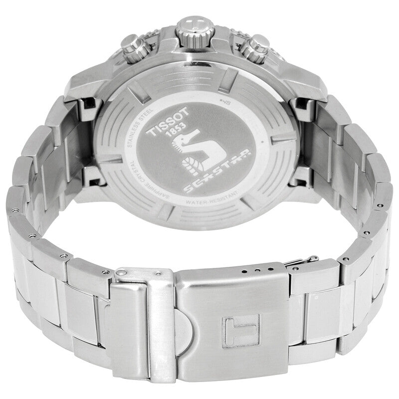 TISSOT Seastar Men’s Quartz Swiss Made Stainless Steel Red Gradient Dial 45mm Watch T120.417.11.421.00