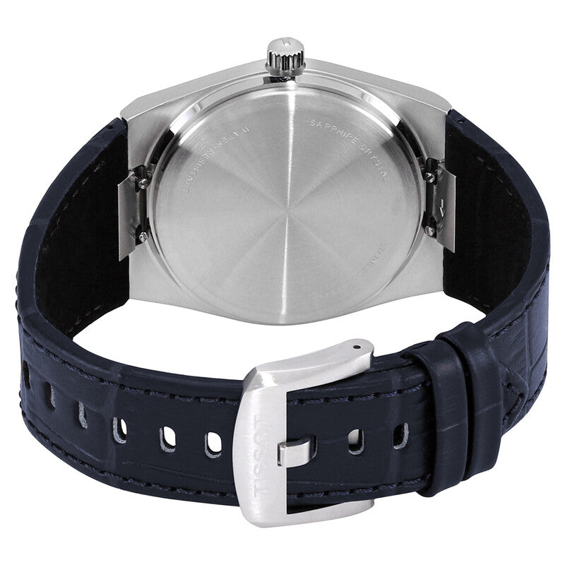 TISSOT PRX Men’s Quartz Swiss Made Blue Leather Strap Blue Dial 40mm Watch T137.410.16.041.00