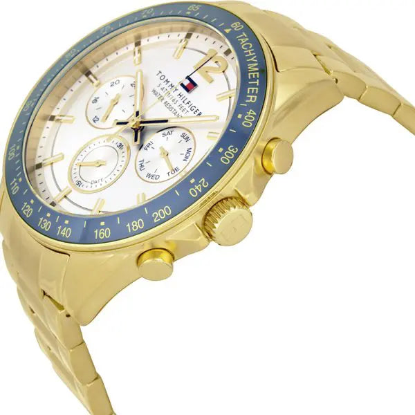 Tommy Hilfiger Men’s Quartz Stainless Steel Silver Dial 46mm Watch 1791121