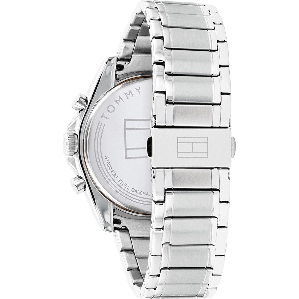 Tommy Hilfiger Men’s Quartz Stainless Steel Black Dial 46mm Watch 1791054